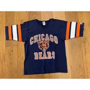 Vtg 90s Logo 7 Chicago Bears Jersey T-Shirt Made in USA Early Logo 7 Inc Hit XL
